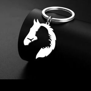 Horse & Girl Keychain, New